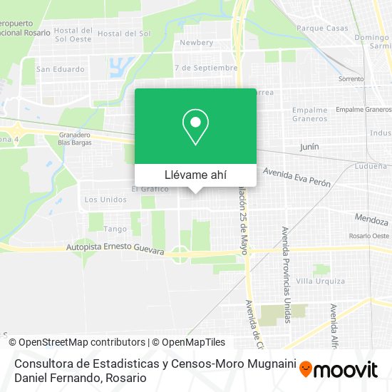 Mapa de Consultora de Estadisticas y Censos-Moro Mugnaini Daniel Fernando