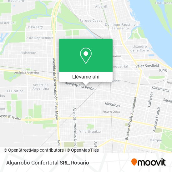 Mapa de Algarrobo Confortotal SRL