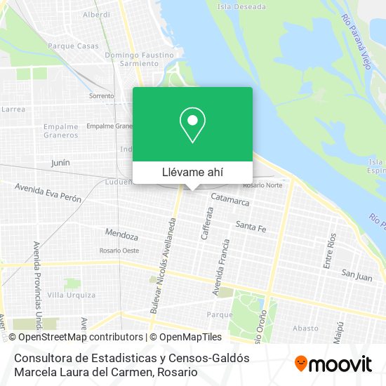 Mapa de Consultora de Estadisticas y Censos-Galdós Marcela Laura del Carmen