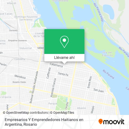 Mapa de Empresarios Y Emprendedores Haitianos en Argentina