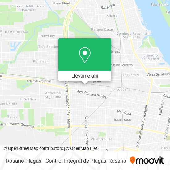 Mapa de Rosario Plagas - Control Integral de Plagas