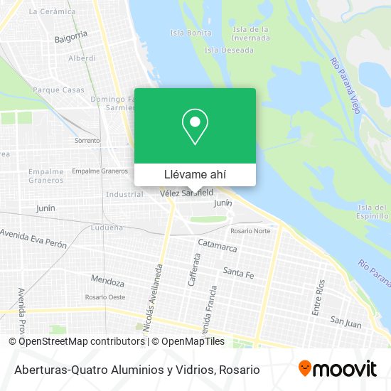 Mapa de Aberturas-Quatro Aluminios y Vidrios