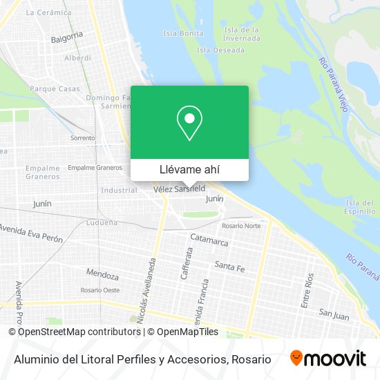 Mapa de Aluminio del Litoral Perfiles y Accesorios