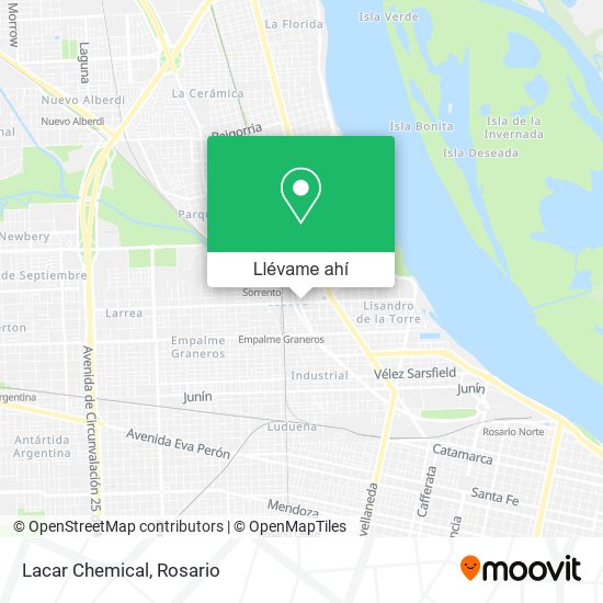 Mapa de Lacar Chemical