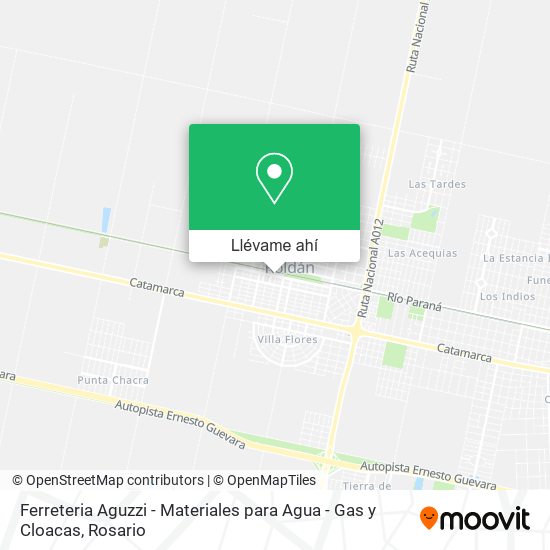 Mapa de Ferreteria Aguzzi - Materiales para Agua - Gas y Cloacas