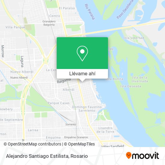 Mapa de Alejandro Santiago Estilista