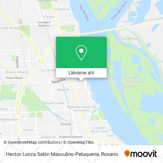 Mapa de Hector Lucca Salón Masculino-Peluquería