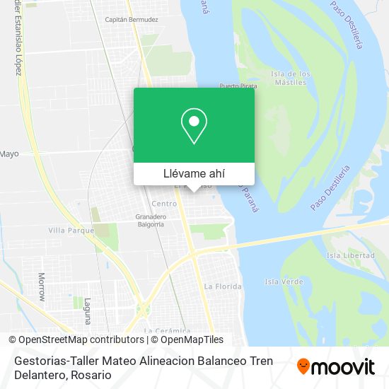 Mapa de Gestorias-Taller Mateo Alineacion Balanceo Tren Delantero