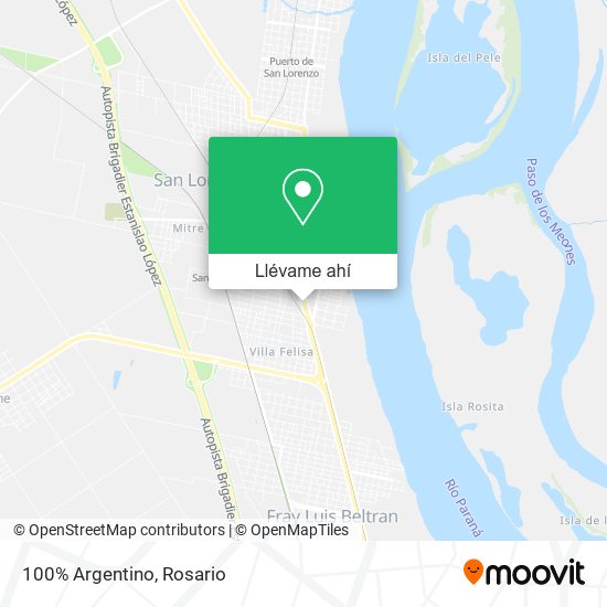 Mapa de 100% Argentino
