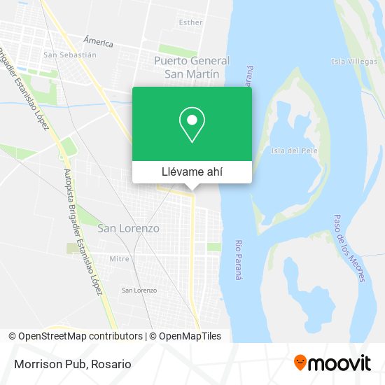 Mapa de Morrison Pub
