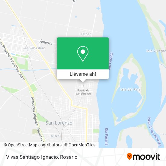 Mapa de Vivas Santiago Ignacio