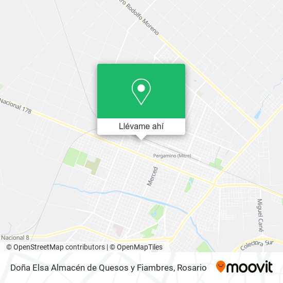 Mapa de Doña Elsa Almacén de Quesos y Fiambres