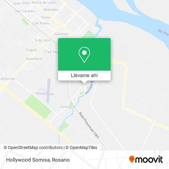 Mapa de Hollywood Somisa