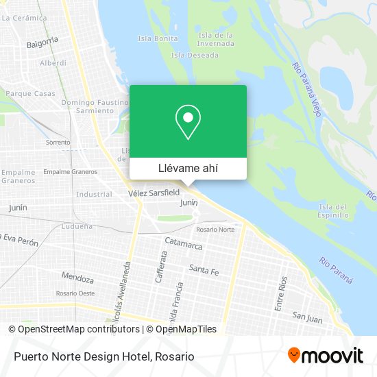 Mapa de Puerto Norte Design Hotel