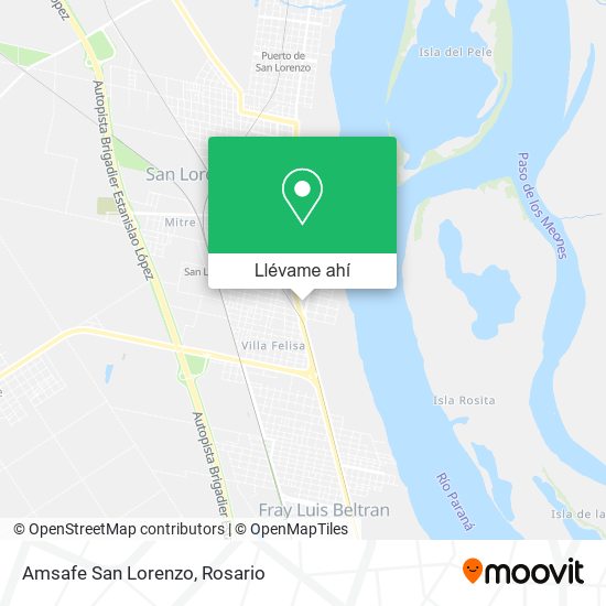 Mapa de Amsafe San Lorenzo