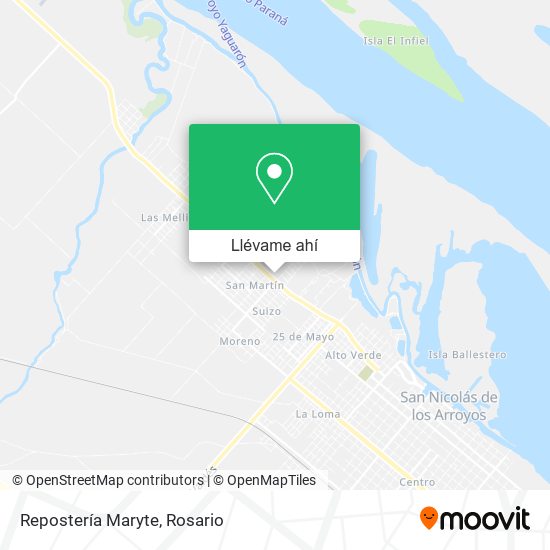 Mapa de Repostería Maryte