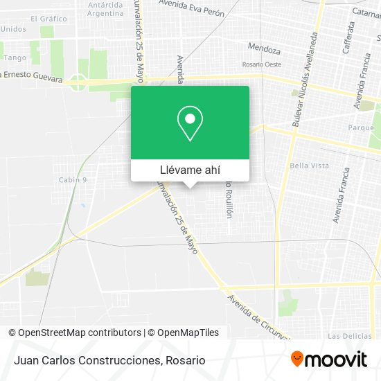 Mapa de Juan Carlos Construcciones