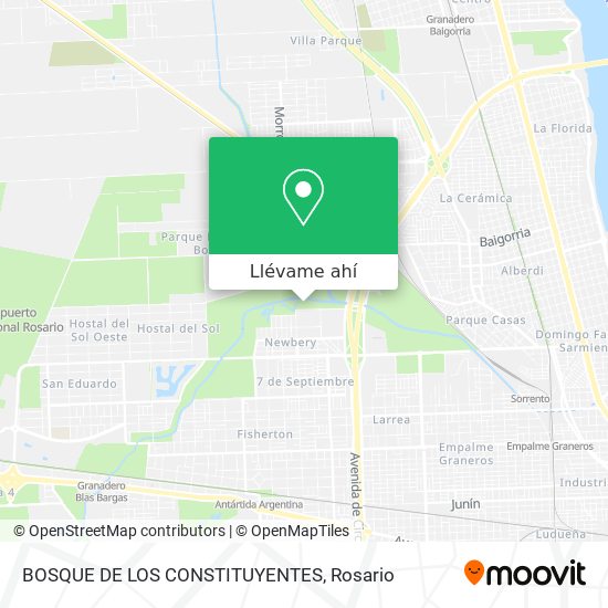 Mapa de BOSQUE DE LOS CONSTITUYENTES
