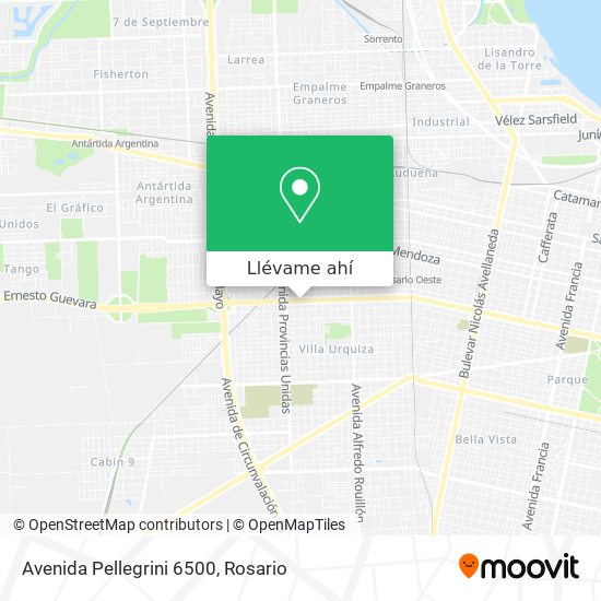 Mapa de Avenida Pellegrini 6500