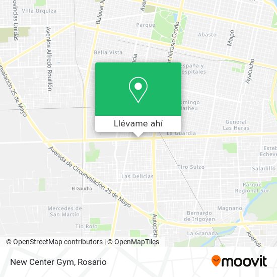 Mapa de New Center Gym