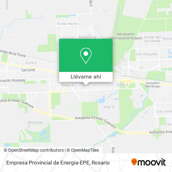 Mapa de Empresa Provincial de Energía-EPE