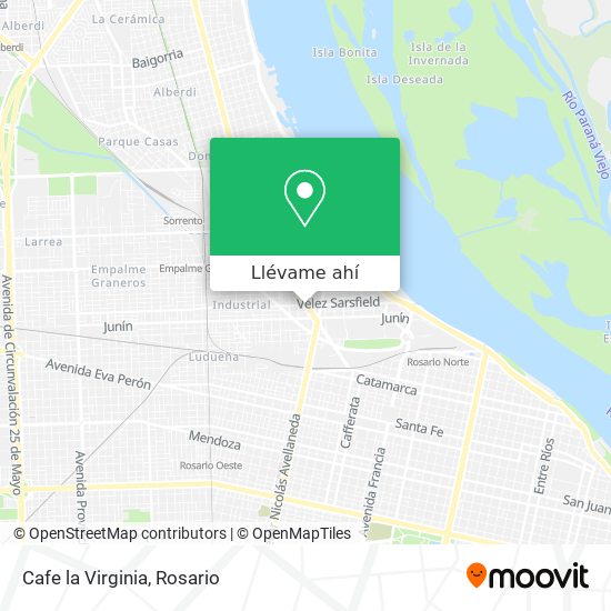 Mapa de Cafe la Virginia