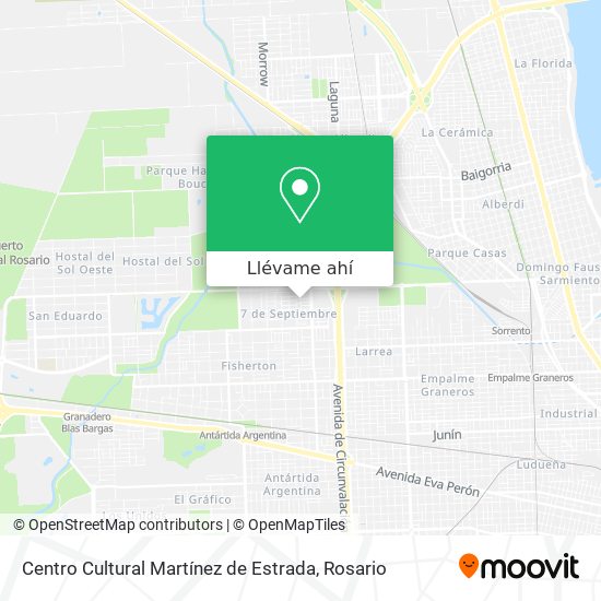 Mapa de Centro Cultural Martínez de Estrada