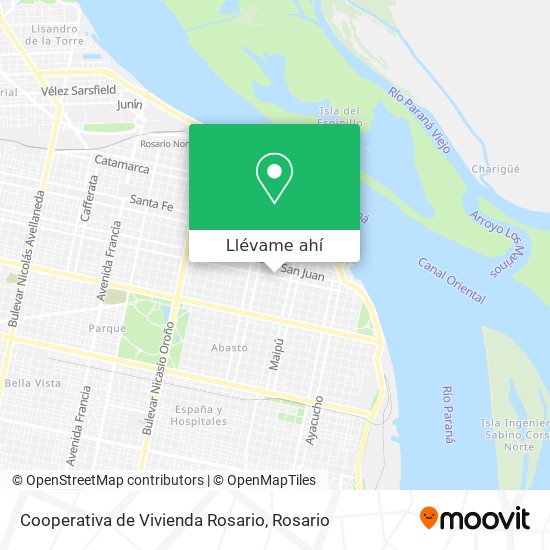 Mapa de Cooperativa de Vivienda Rosario