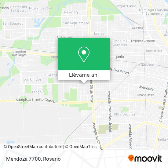 Mapa de Mendoza 7700