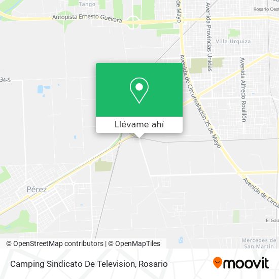 Mapa de Camping Sindicato De Television