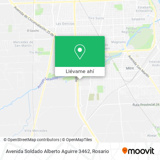 Mapa de Avenida Soldado Alberto Aguirre 3462