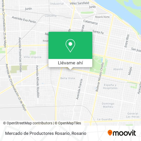 Mapa de Mercado de Productores Rosario