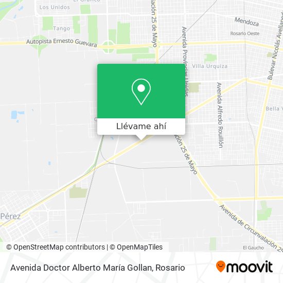 Mapa de Avenida Doctor Alberto María Gollan