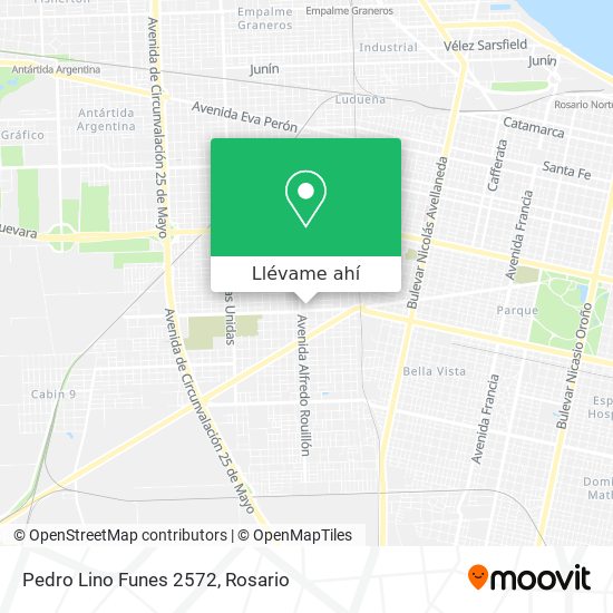 Mapa de Pedro Lino Funes 2572