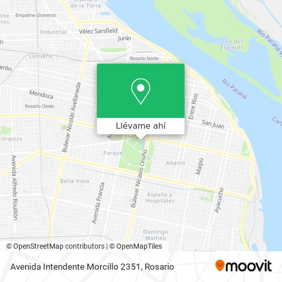 Mapa de Avenida Intendente Morcillo 2351