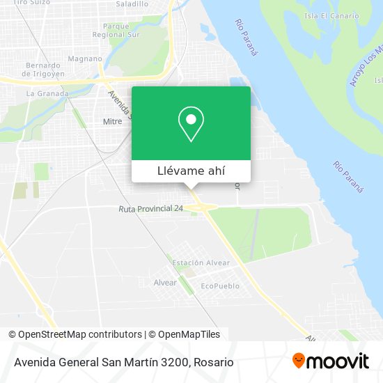 Mapa de Avenida General San Martín 3200
