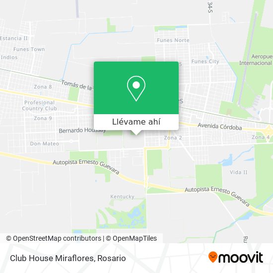Mapa de Club House Miraflores