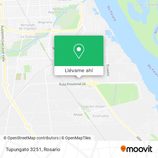 Mapa de Tupungato 3251
