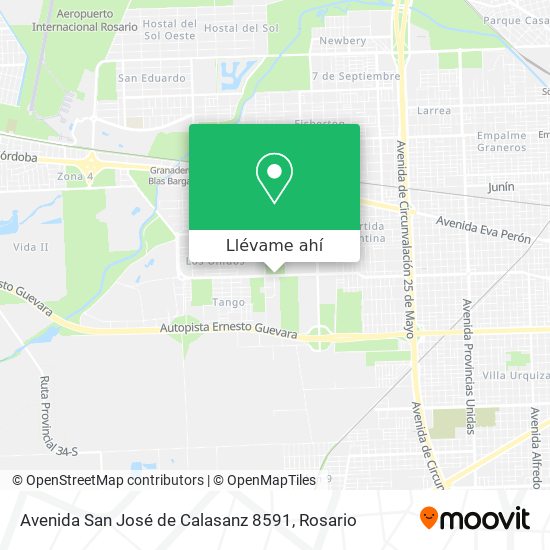 Mapa de Avenida San José de Calasanz 8591