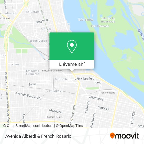 Mapa de Avenida Alberdi & French