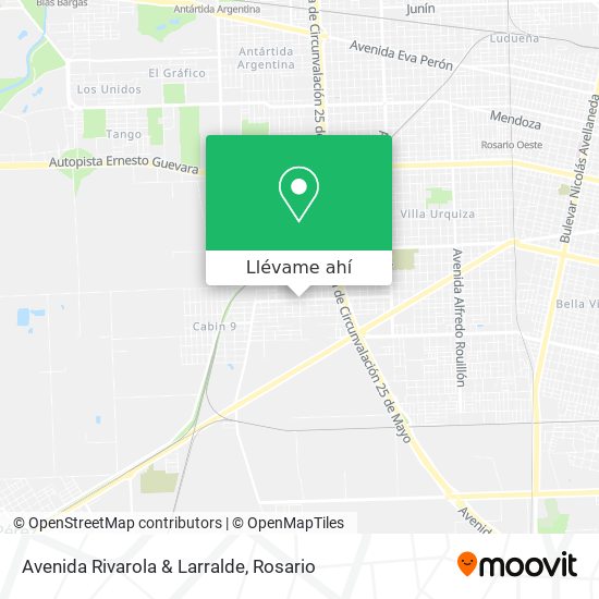 Mapa de Avenida Rivarola & Larralde