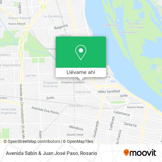 Mapa de Avenida Sabin & Juan José Paso