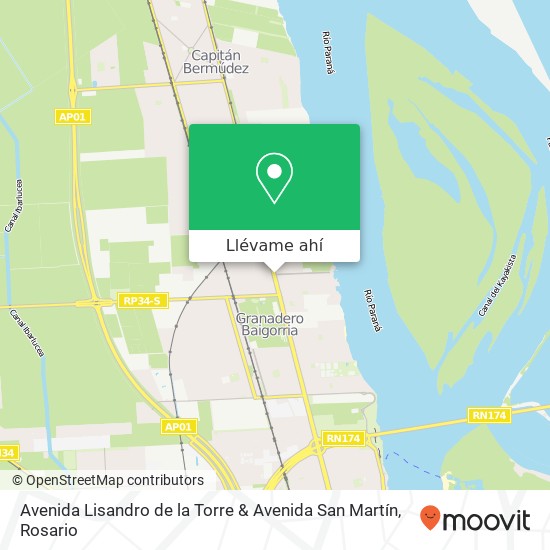 Mapa de Avenida Lisandro de la Torre & Avenida San Martín