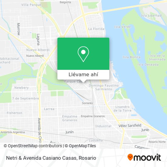 Mapa de Netri & Avenida Casiano Casas