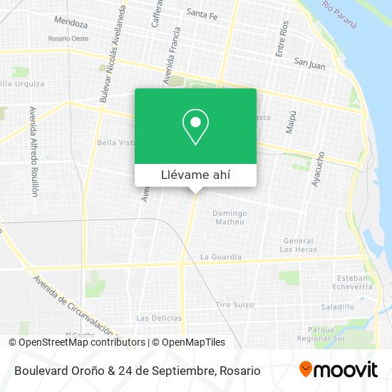 Mapa de Boulevard Oroño & 24 de Septiembre