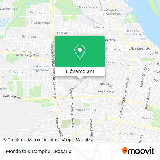 Mapa de Mendoza & Campbell