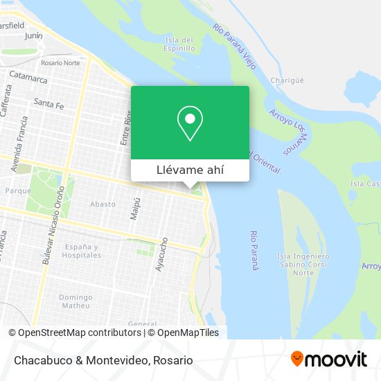 Mapa de Chacabuco & Montevideo