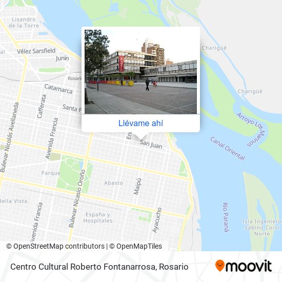 Mapa de Centro Cultural Roberto Fontanarrosa
