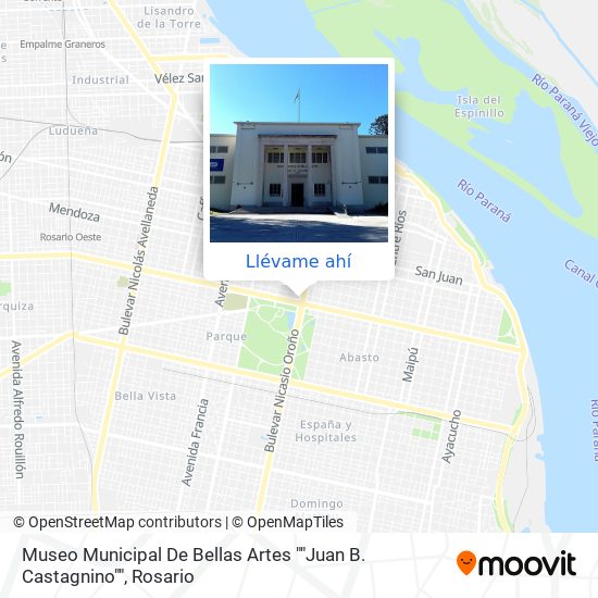 Mapa de Museo Municipal De Bellas Artes ""Juan B. Castagnino""