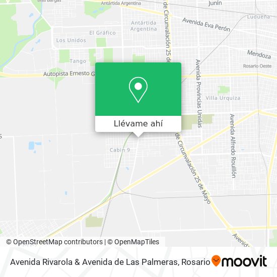 Mapa de Avenida Rivarola & Avenida de Las Palmeras